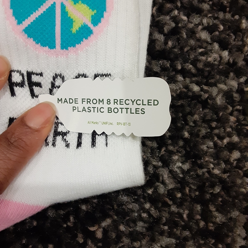 Legale Peace on Earth Crew Socks - Picture 3 of 4